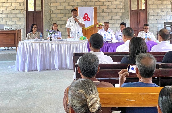 Sukseskan KSIGN, Bupati Rote Ndao Ajak Warga Kerja Sama Siapkan Lahan Proyek Garam